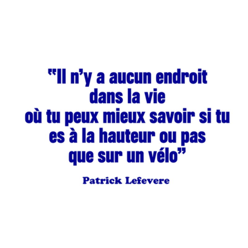 Mug citation Lefevere "Savoir si tu es à la hauteur ou pas"