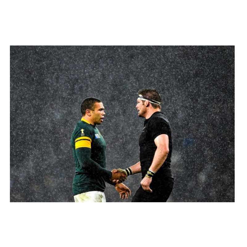Habana et McCaw se serrent la main, 2015