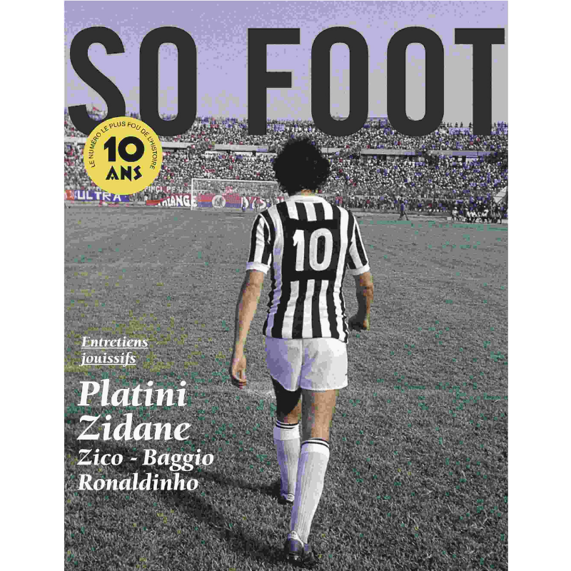 Affiche Platini 10 ans, So Foot #108