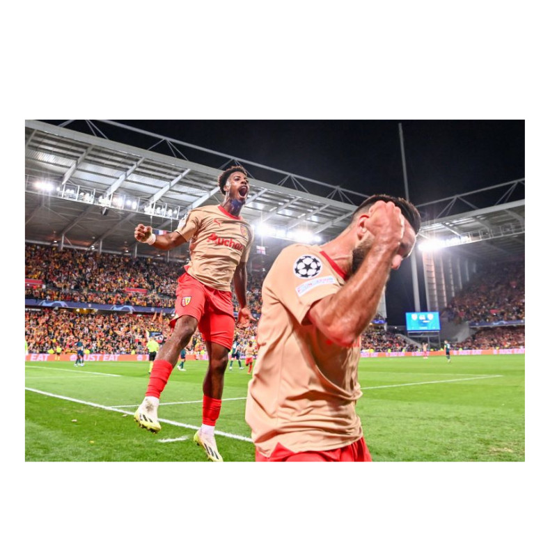 100 men and one woman in a stadium, 1973