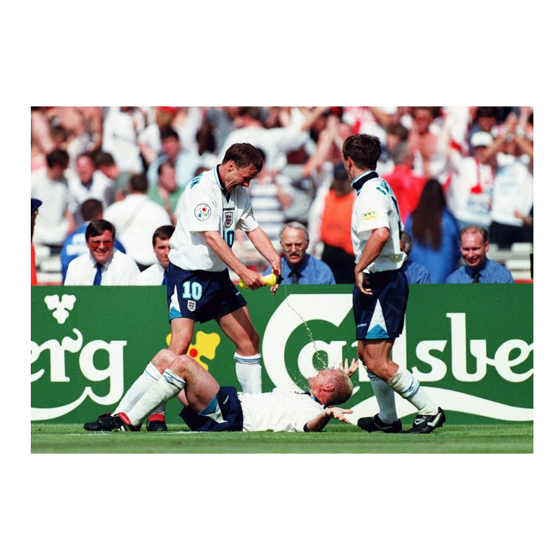 Célébration de Paul Gascoigne, Euro 1996