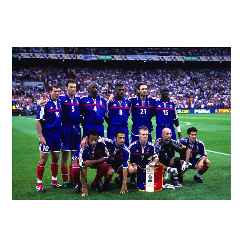 Photo d'équipe des Bleus, Finale Euro 2000