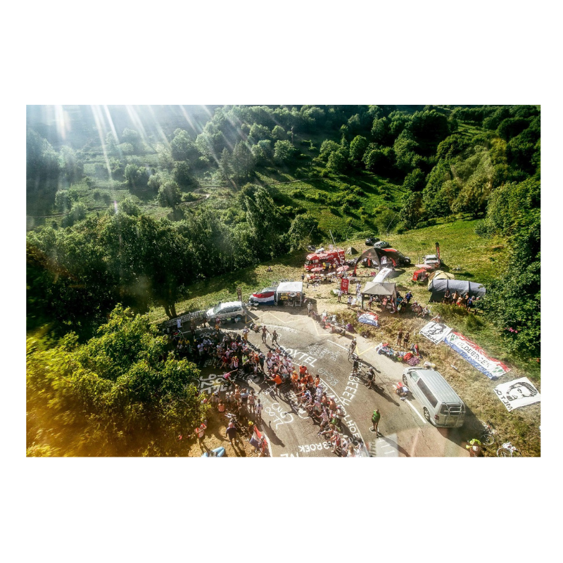 Alpe d'Huez corner, Tour de France 2018