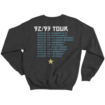 Felpa nera "Marseille 93" On Tour