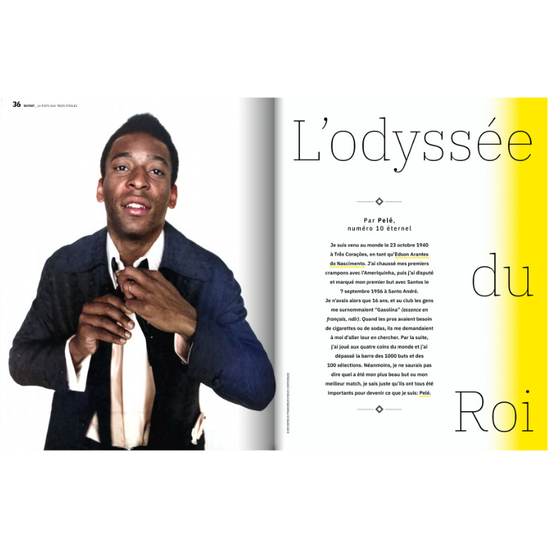 SO FOOT collector 100% Pelé, édition dorée