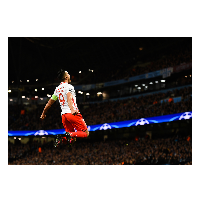 Falcao dans le ciel de Manchester, 2017