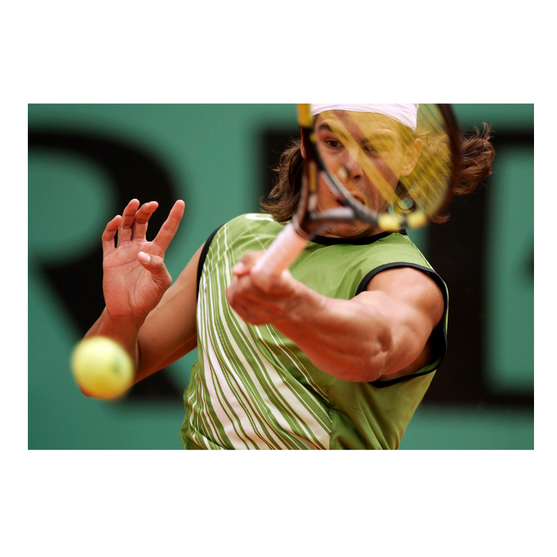 Le bras gauche de Rafael Nadal, Roland Garros 2005