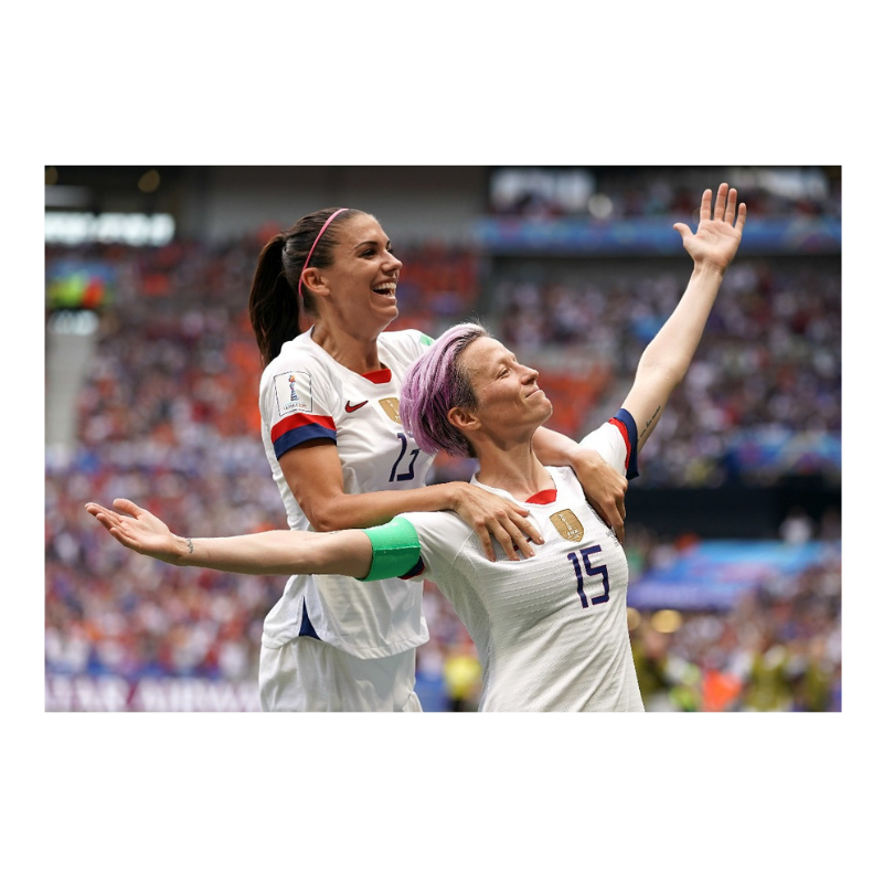 Rapinoe et Morgan, 2019