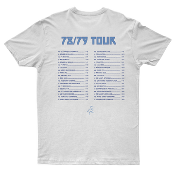 Maglietta bianca "Parigi 2025" On Tour