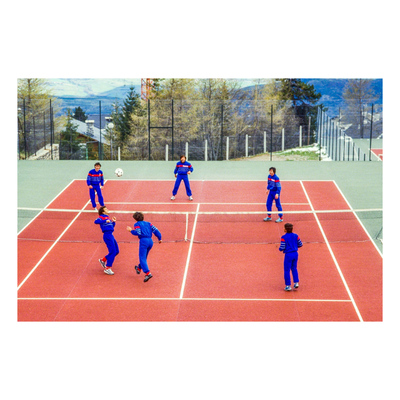 Tennis-ballon de l'équipe de France de foot, 1983