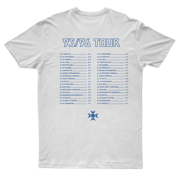 Maglietta bianca "Parigi 2025" On Tour