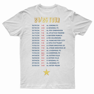 T-Shirt "Paris 2025" On Tour doré