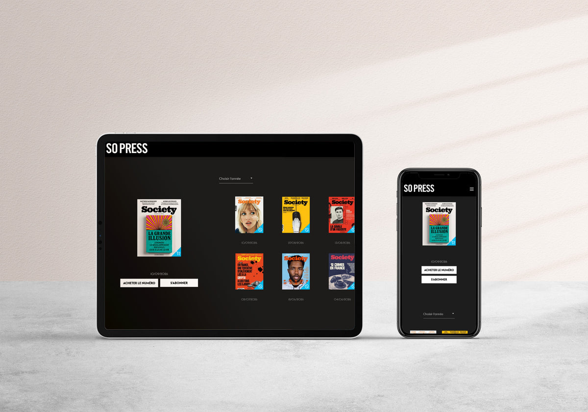 Édition numérique sur tablette et téléphone