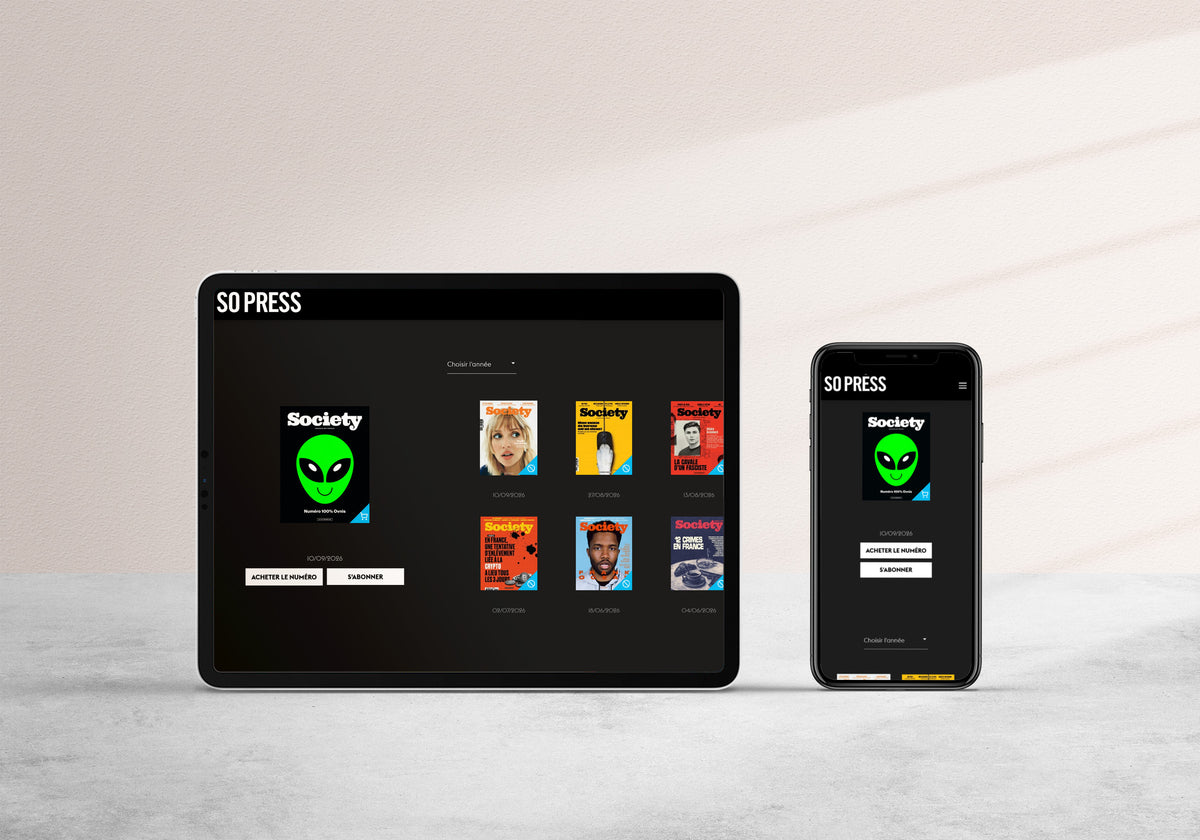 Édition numérique sur tablette et téléphone