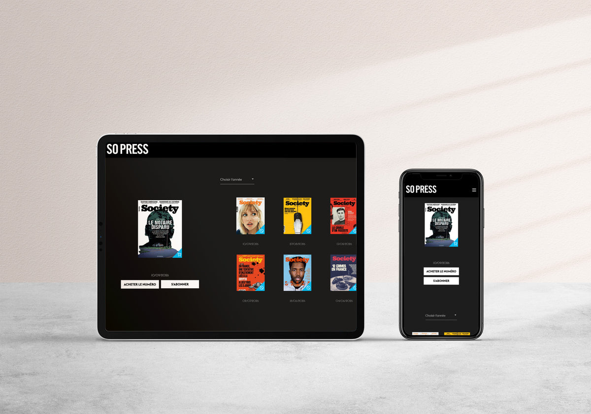 Édition numérique sur tablette et téléphone