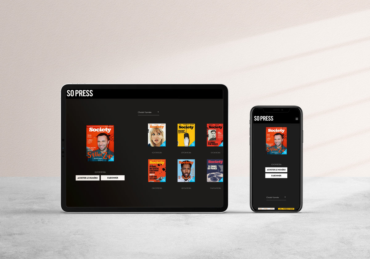 Édition numérique sur tablette et téléphone
