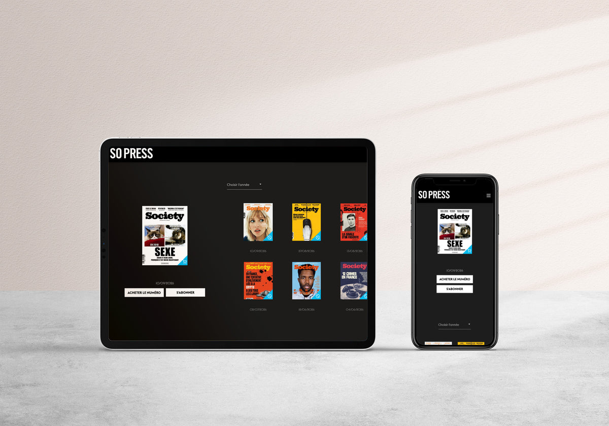 Édition numérique sur tablette et téléphone