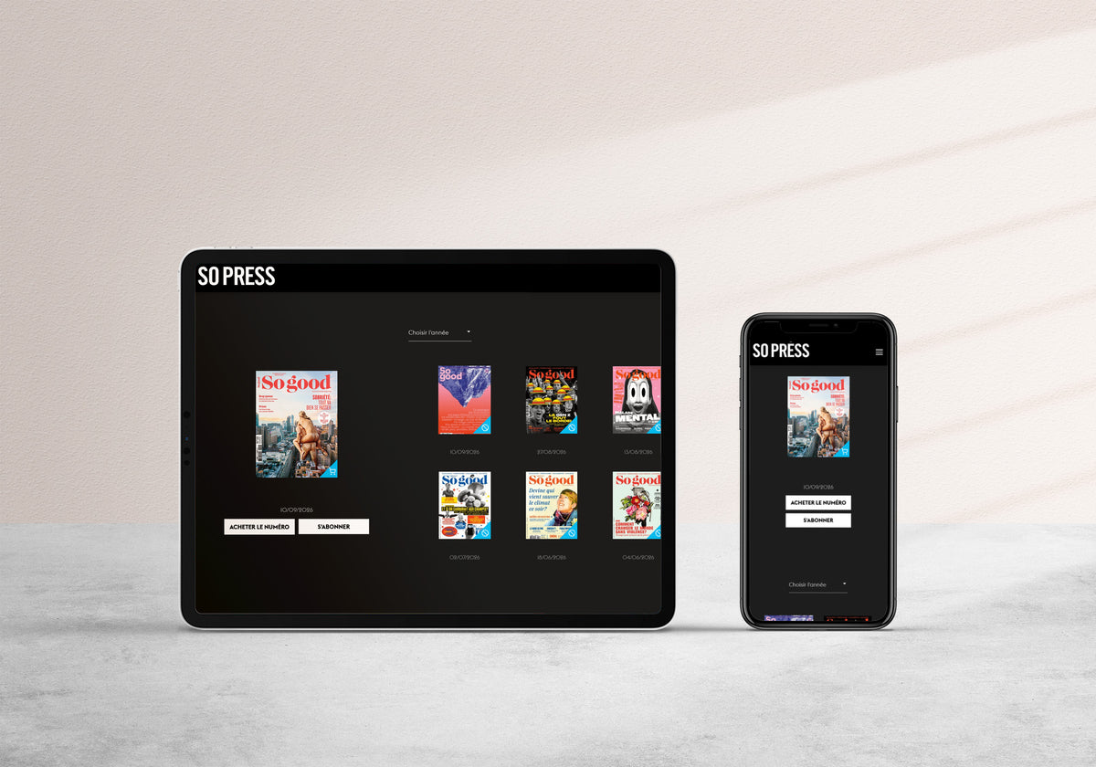 Édition numérique sur tablette et téléphone