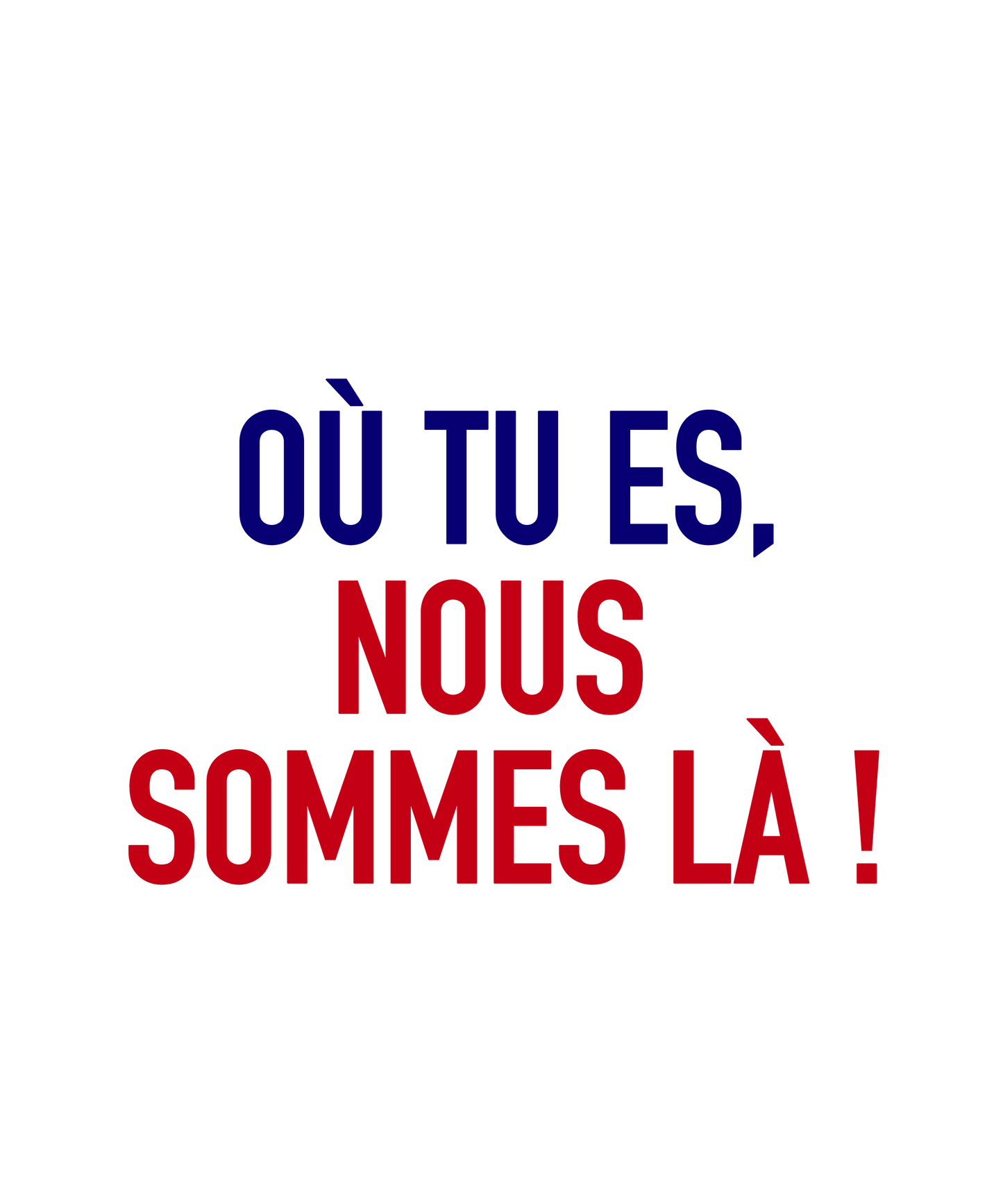 Chaussettes « Paris où tu es, nous sommes là »