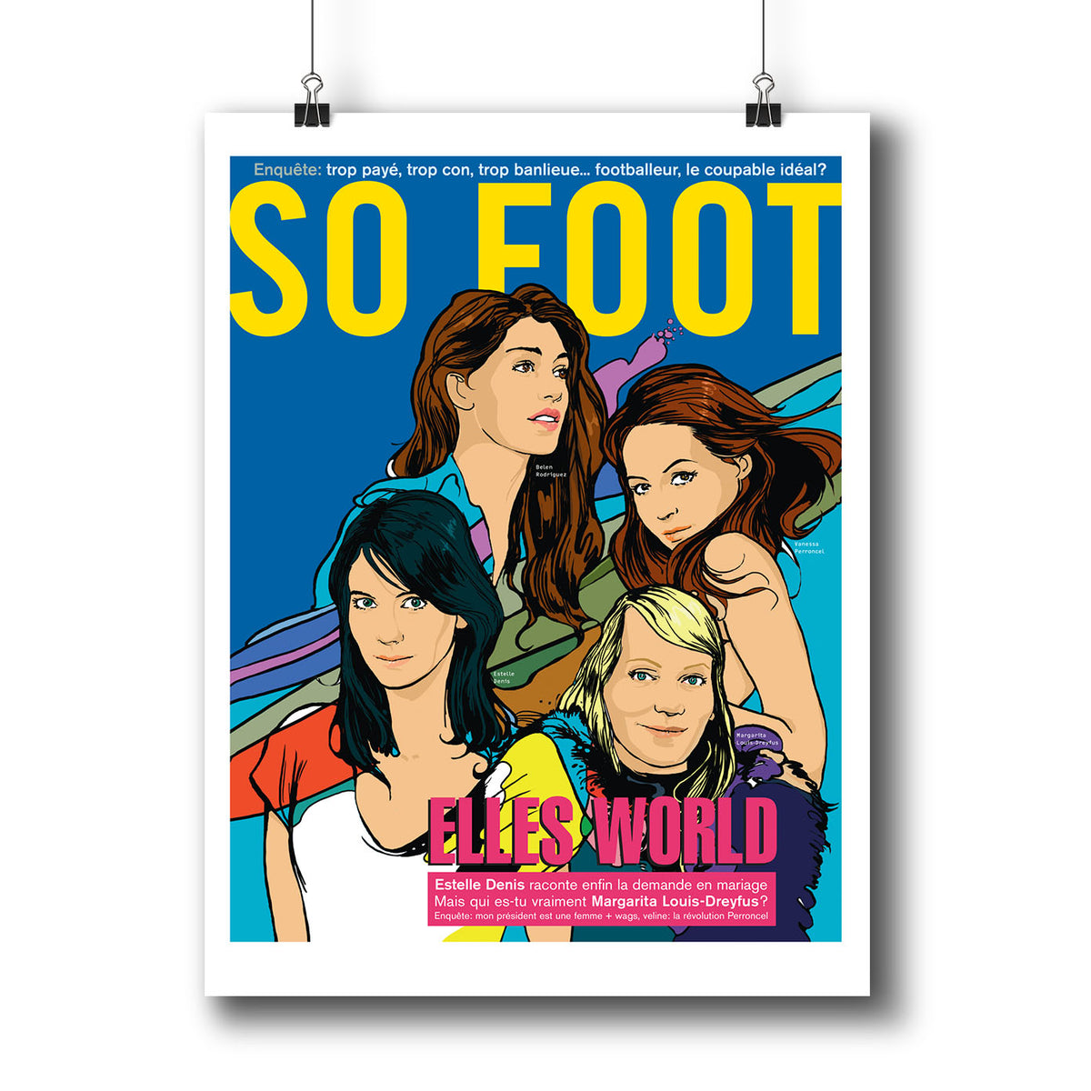 Affiche Elles World, So Foot #74 – La boutique SO