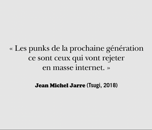 Mug citation Jarre "Internet et les punks de demain"