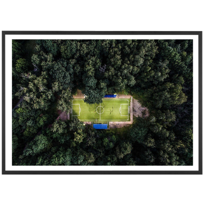 Le terrain vu du ciel