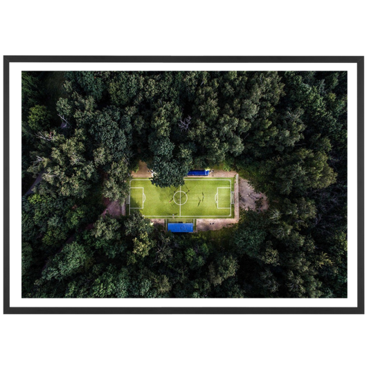 Le terrain vu du ciel