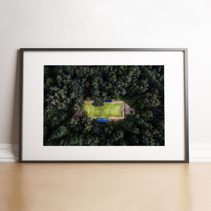 Le terrain vu du ciel