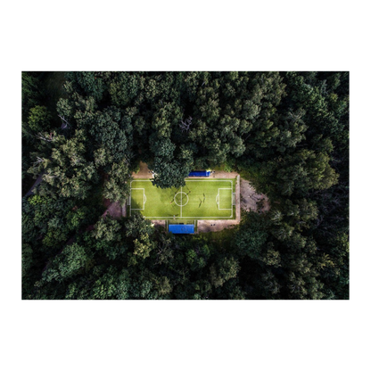 Le terrain vu du ciel