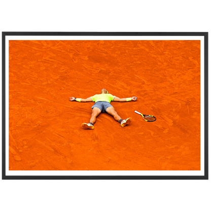 Nadal tombe après sa victoire, 2019