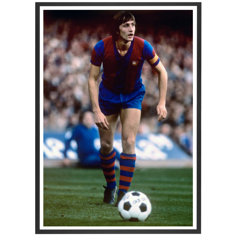 Johan Cruyff avec le FC Barcelone, 1976