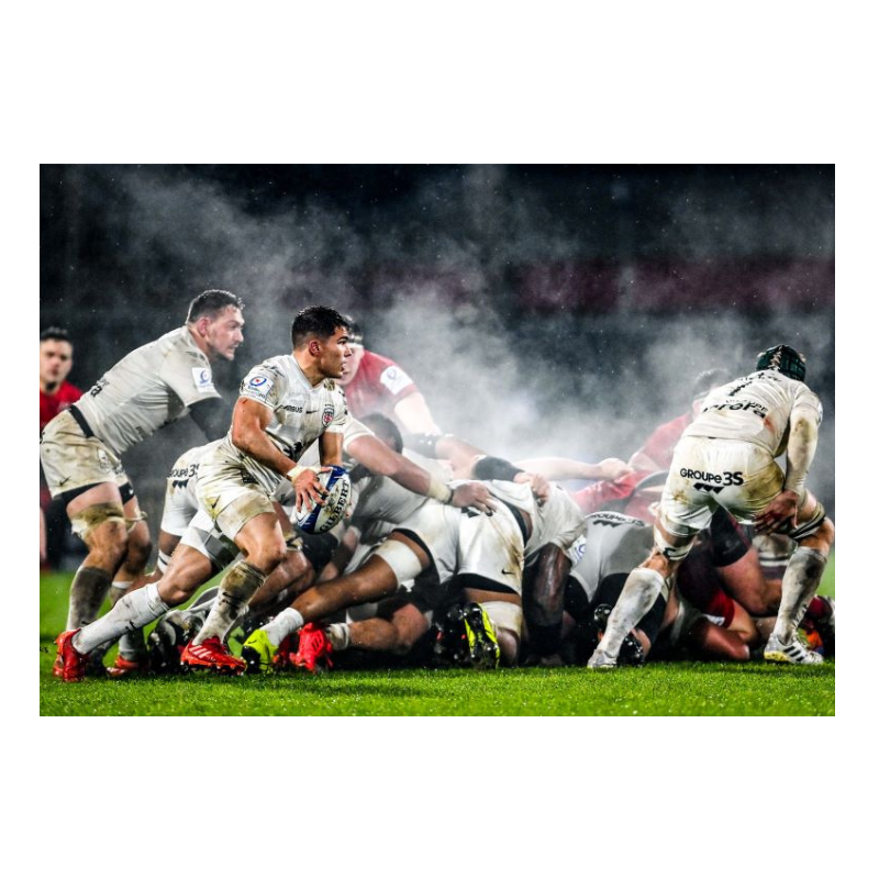 Antoine Dupont en sortie de mêlée, 2020