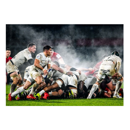 Antoine Dupont en sortie de mêlée, 2020