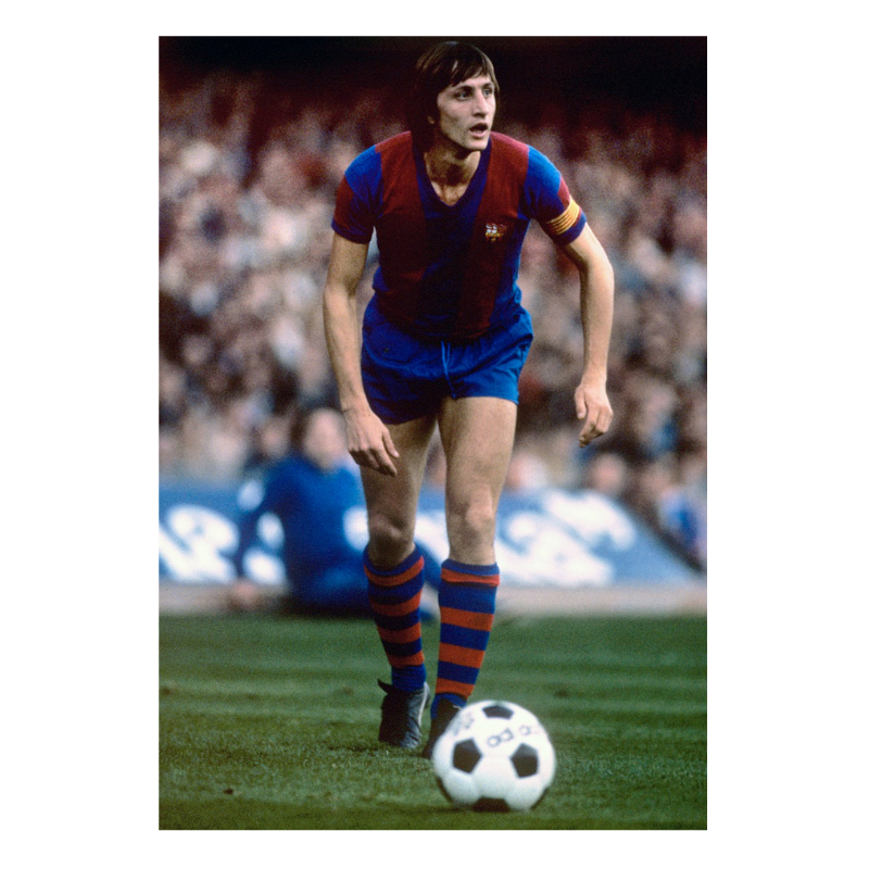 Johan Cruyff avec le FC Barcelone, 1976