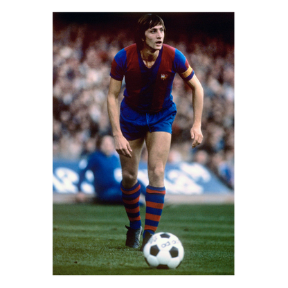 Johan Cruyff avec le FC Barcelone, 1976