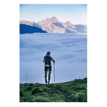 Load image into Gallery viewer, Sunrise on a UTMB trail runner, 2016
