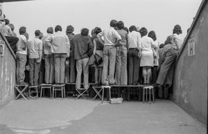 Fans entassés du Dynamo Dresde, 1975