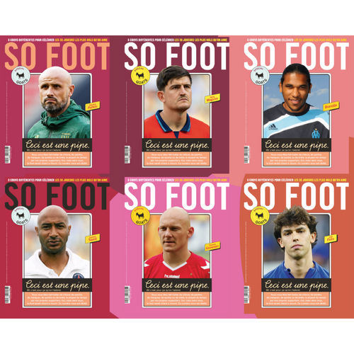Pack 6 couvs So Foot spécial "Chèvres"