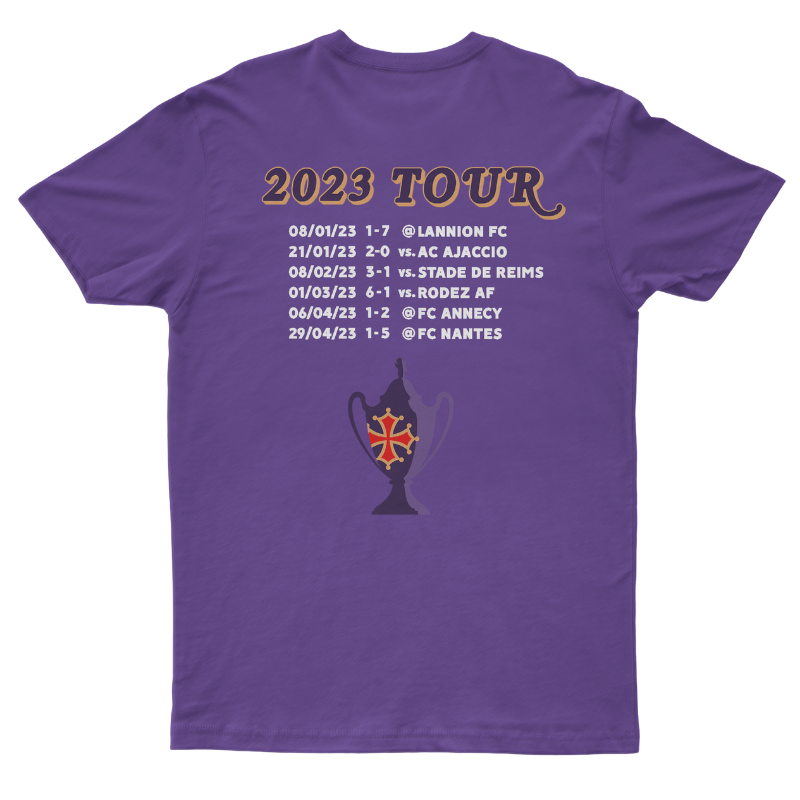 T-Shirt « Toulouse 23 » On Tour
