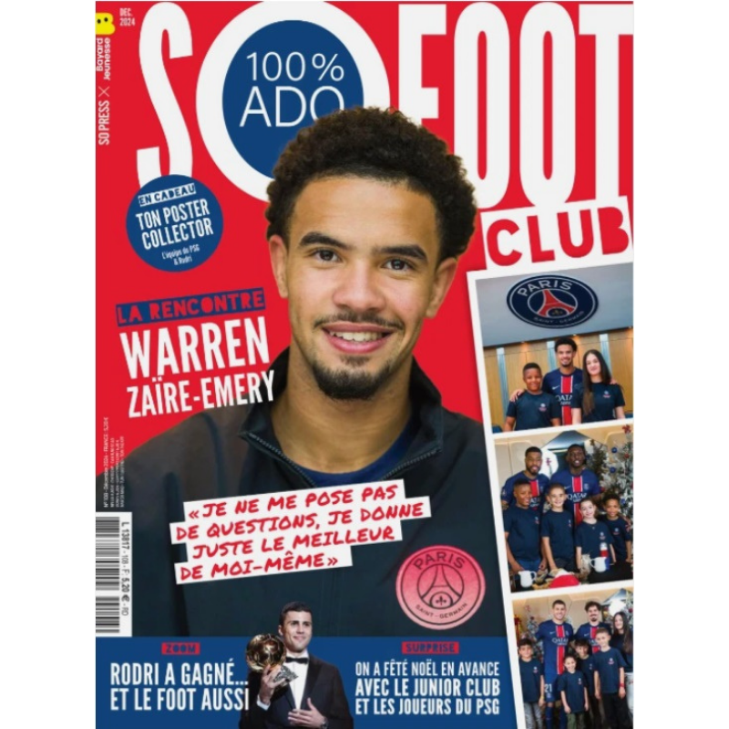 So Foot Club n°108 – Warren Zaïre-Emery🔵🔴