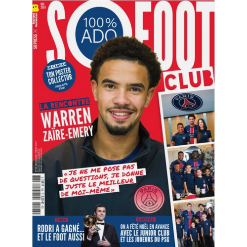 So Foot Club n°108 – Warren Zaïre-Emery🔵🔴