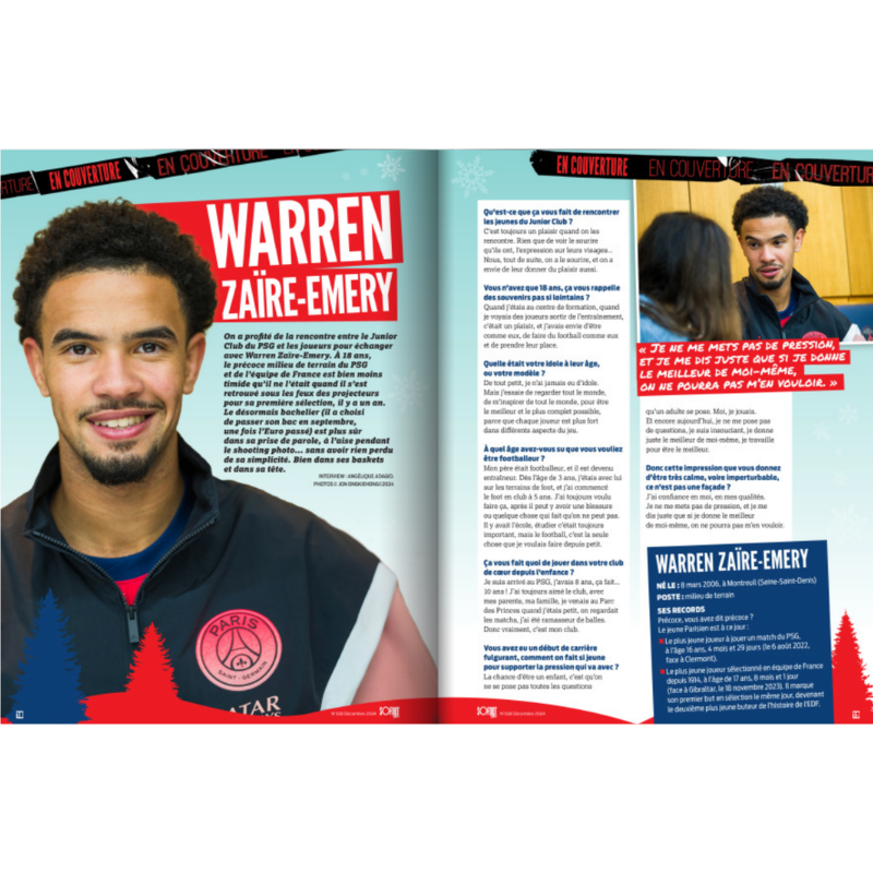 So Foot Club n°108 – Warren Zaïre-Emery🔵🔴