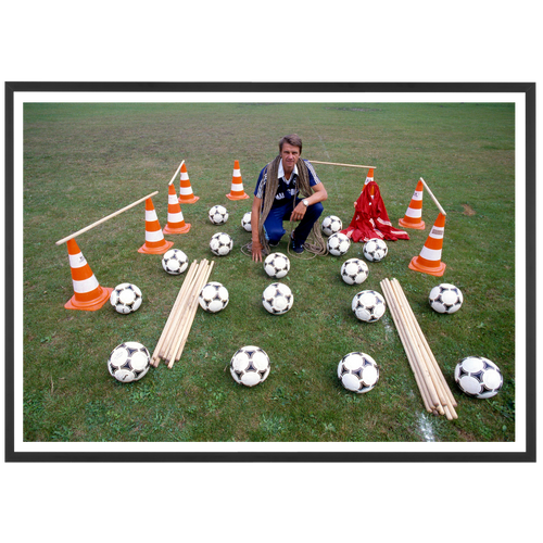 Aimé Jacquet prépare son entraînement, 1981