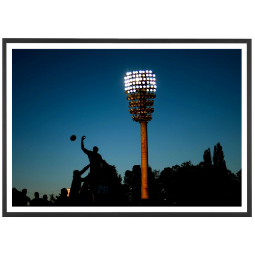 Touche de rugby dans la nuit, 2014