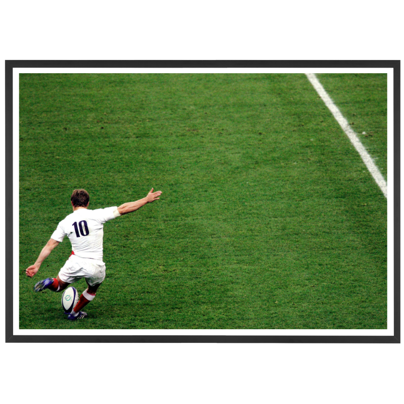 Jonny Wilkinson tente une transformation, 2008