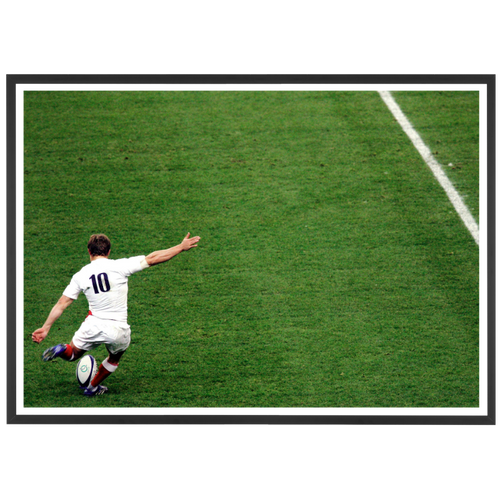 Jonny Wilkinson tente une transformation, 2008