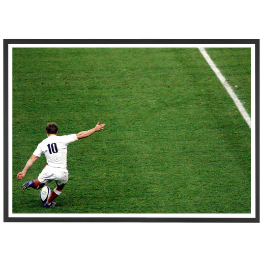 Jonny Wilkinson tente une transformation, 2008