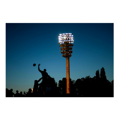 Touche de rugby dans la nuit, 2014