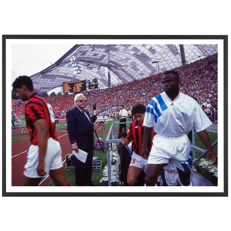 Basile Boli regard noir avant le Milan, 1993