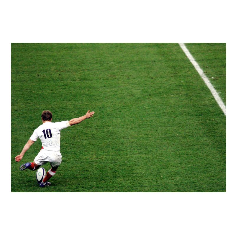 Jonny Wilkinson tente une transformation, 2008